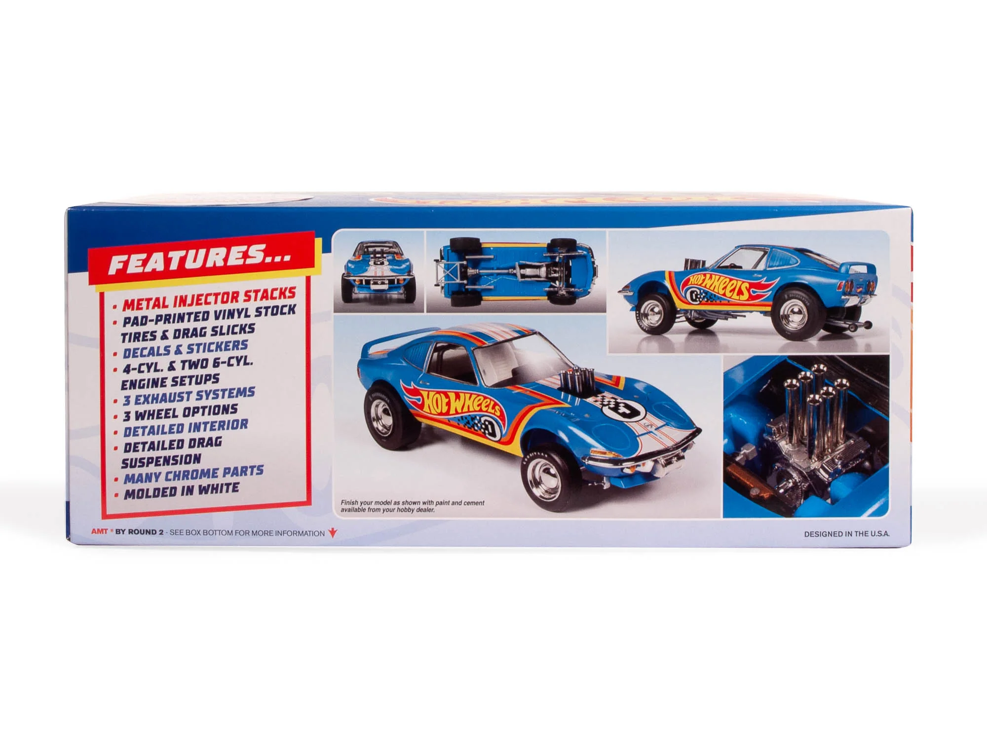 AMT Hot Wheels Buick Opel GT 1:25 Scale Model Kit - Image 2
