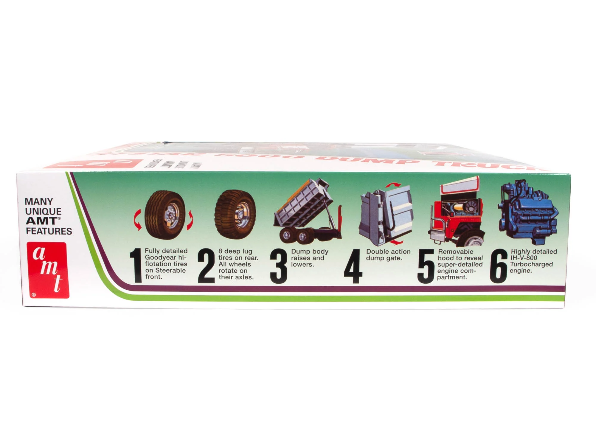 AMT IH Paystar 5000 Dump Truck 1:25 Scale Model Kit - Image 2