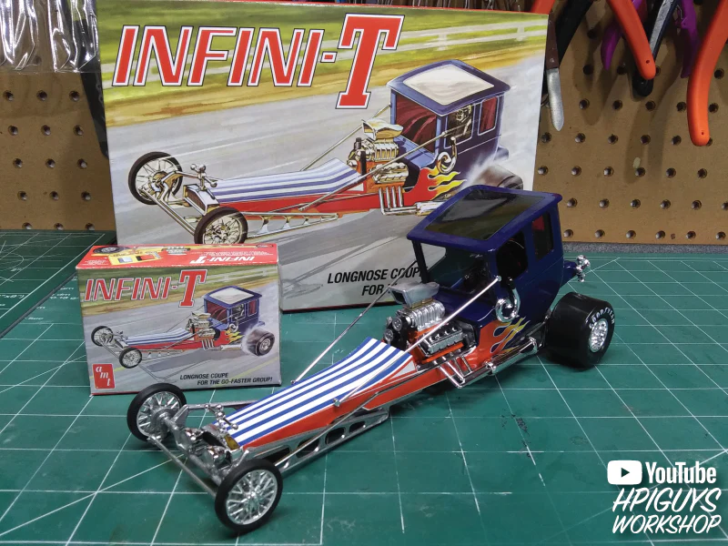 AMT Infini-T Custom Dragster 1:25 Scale Model Kit - Image 5