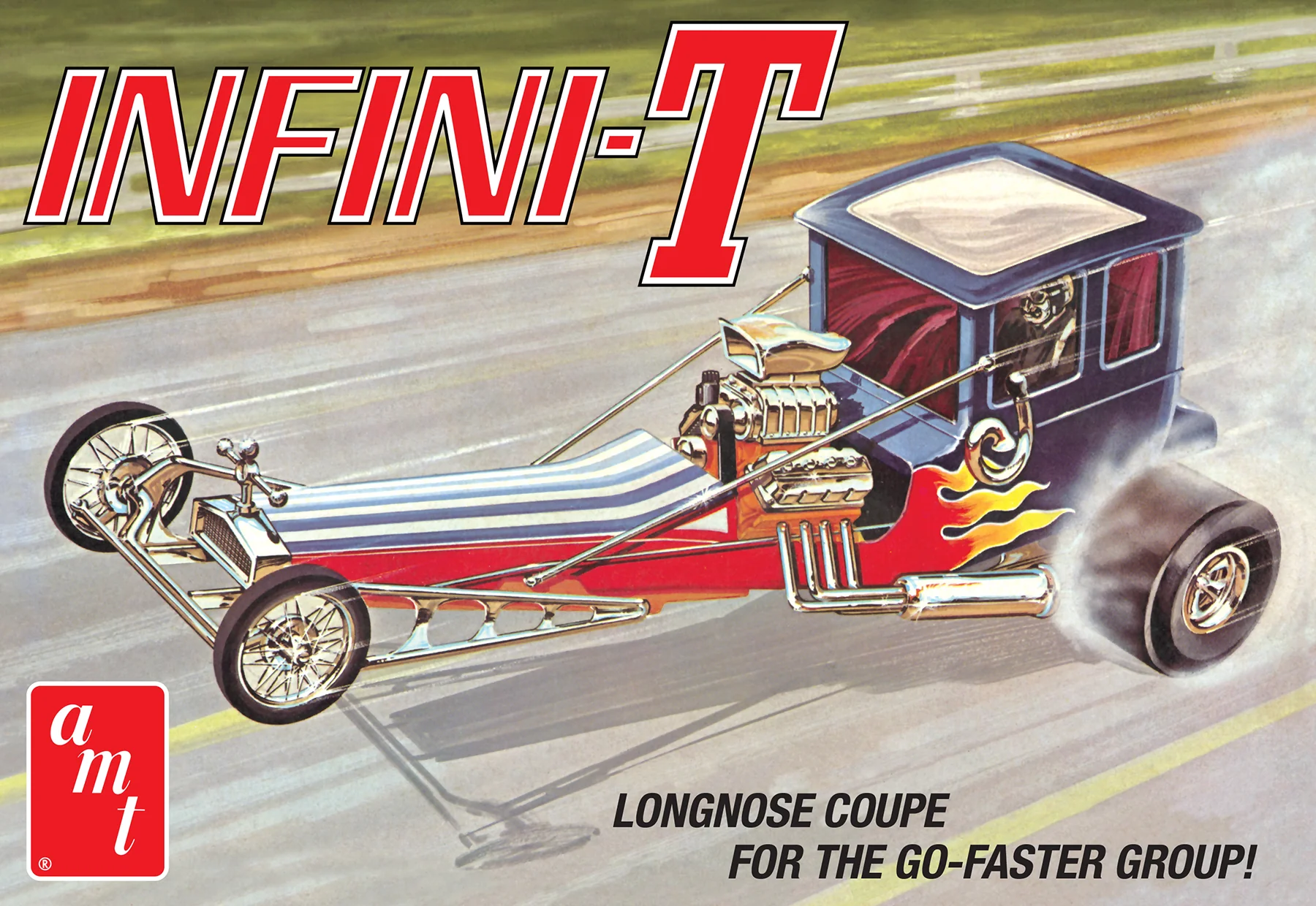 AMT Infini-T Custom Dragster 1:25 Scale Model Kit - Image 6