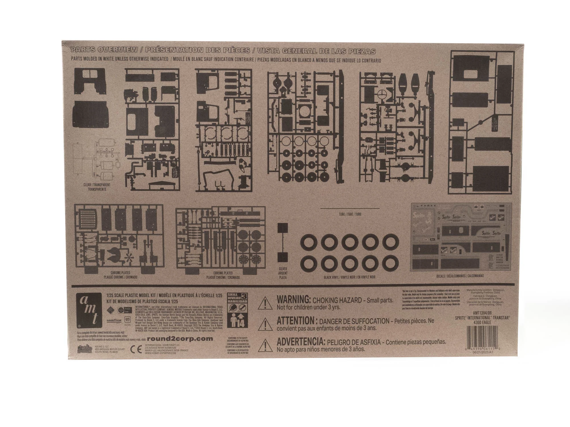 AMT International Transtar 4300 Eagle Sprite 1:25 Scale Model Kit - Image 4