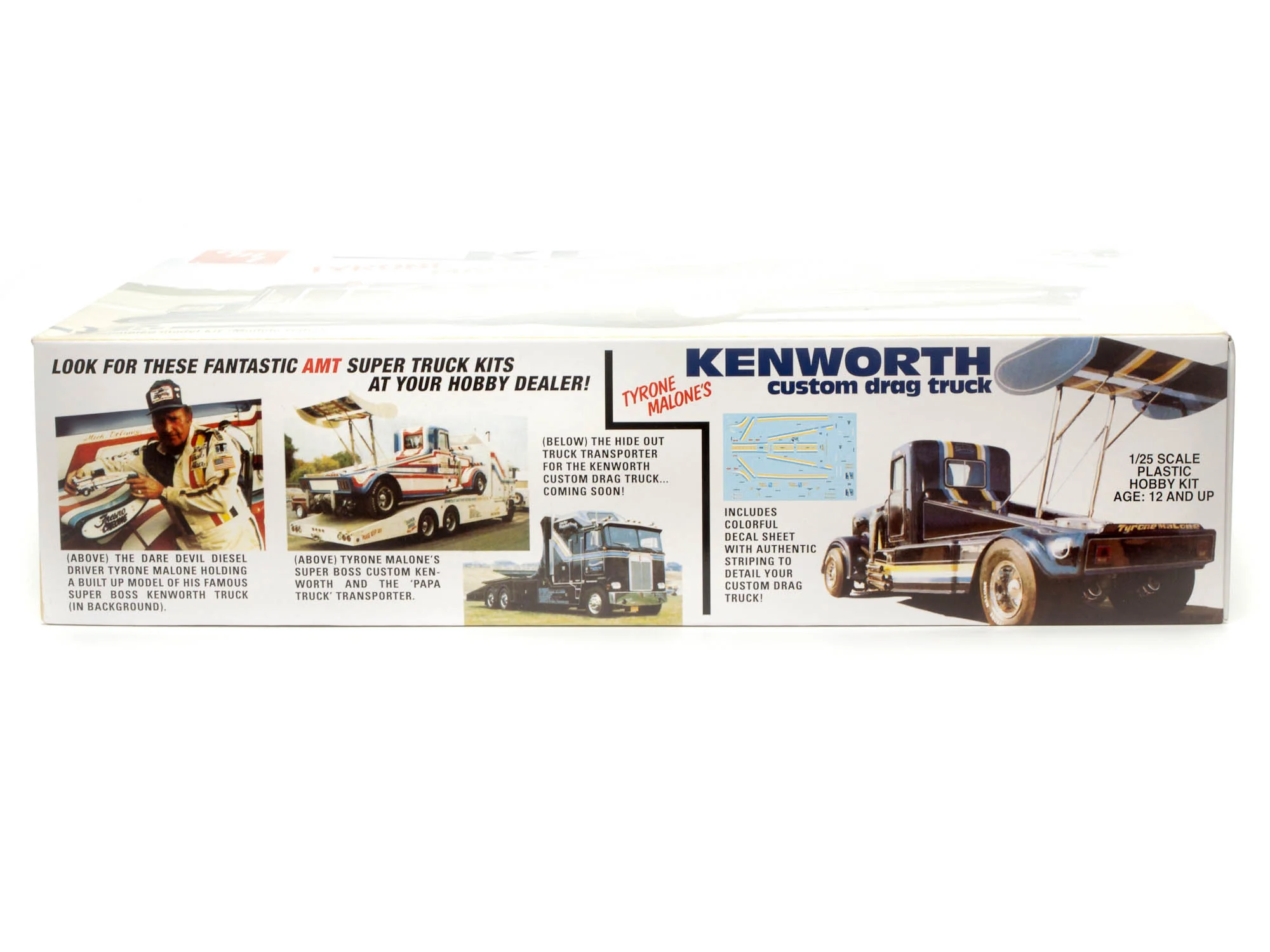 AMT Kenworth Custom Drag Truck (Tyrone Malone) 1:25 Scale Model Kit - Image 3