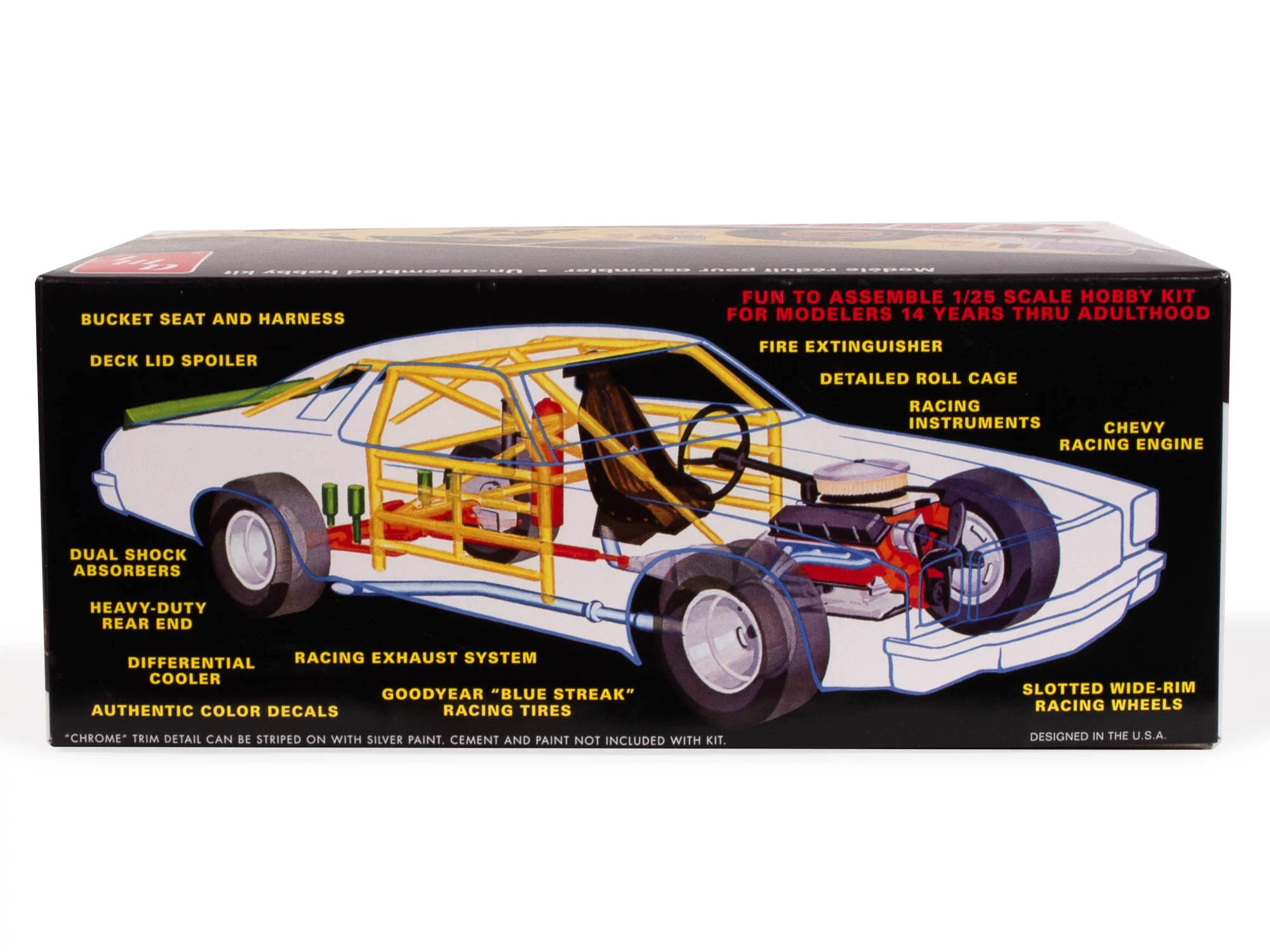 AMT Lennie Pond 1974 Chevy Malibu Stock Car 1:25 Scale Model Kit - Image 3