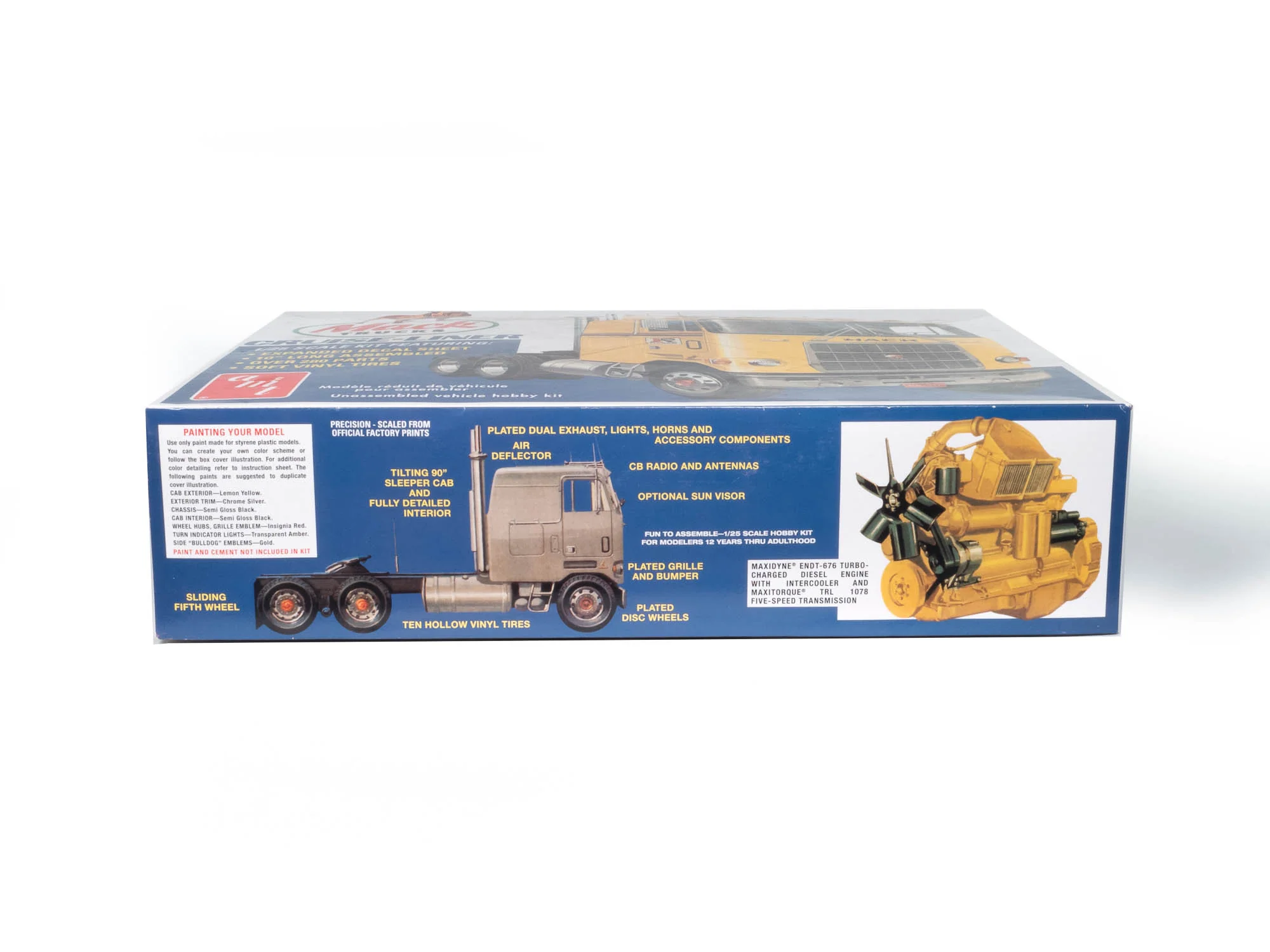 AMT Mack Cruise-Liner Semi Tractor 1:25 Scale Model Kit - Image 3
