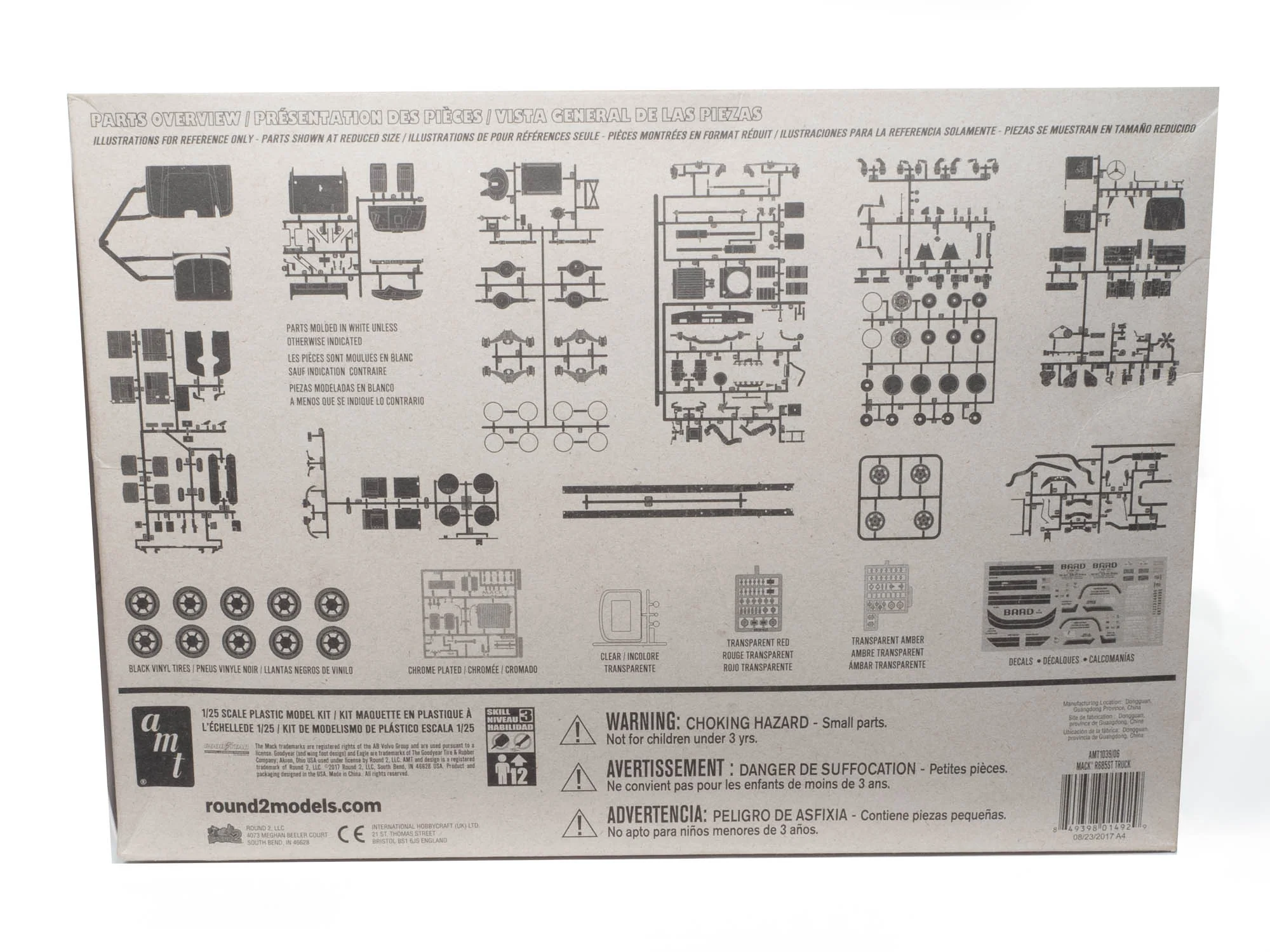 AMT Mack R685ST Semi Tractor 1:25 Scale Model Kit - Image 4