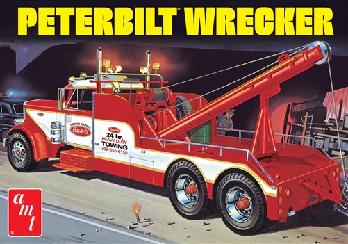AMT Peterbilt 359 Wrecker 1:25 Scale Model Kit - Image 7