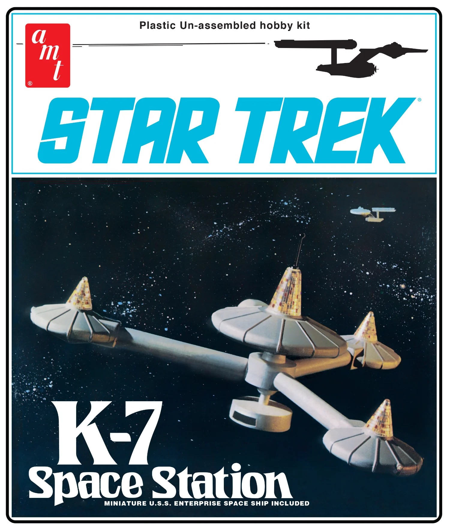 AMT Star Trek K-7 Space Station 1:7600 Scale Model Kit - Image 6