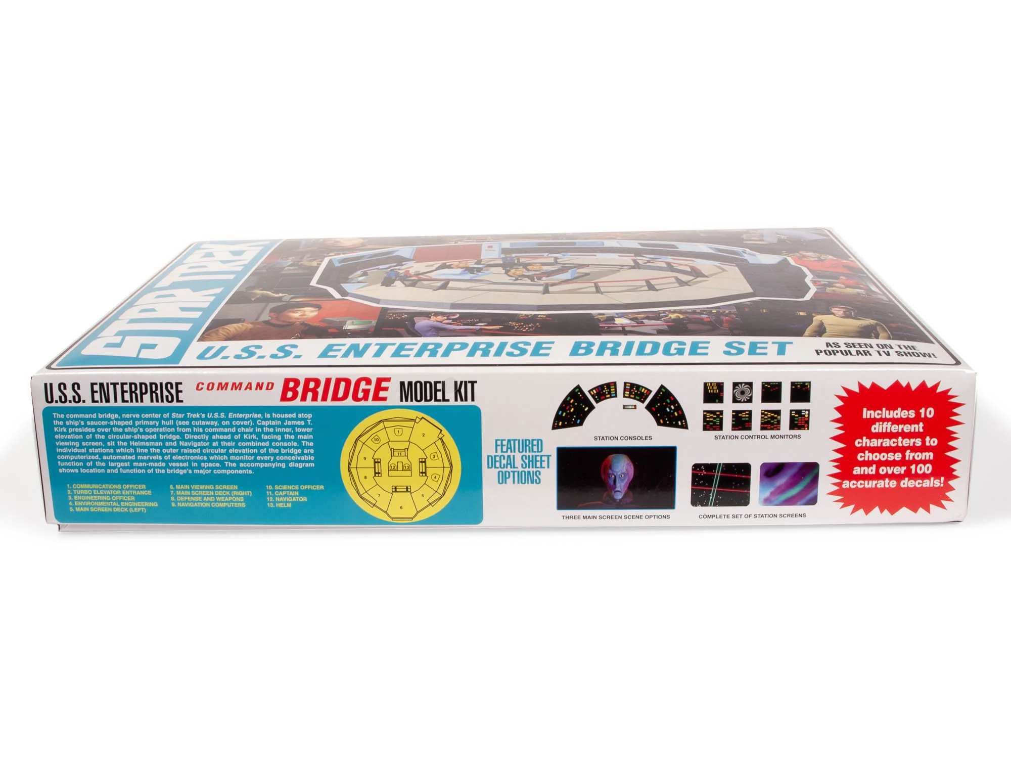 AMT Star Trek U.S.S. Enterprise Bridge 1:32 Scale Model Kit - Image 2