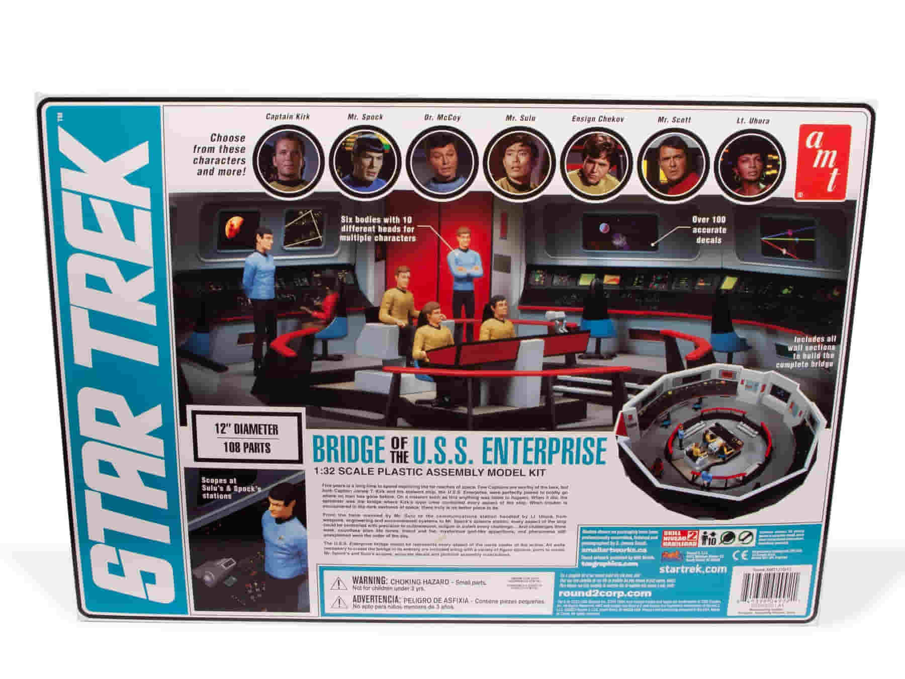 AMT Star Trek U.S.S. Enterprise Bridge 1:32 Scale Model Kit - Image 4