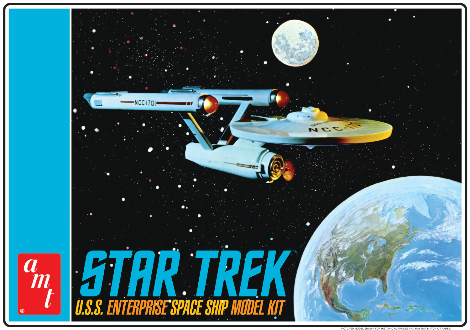 AMT Star Trek Classic U.S.S. Enterprise 1:650 Scale Model Kit - Image 5