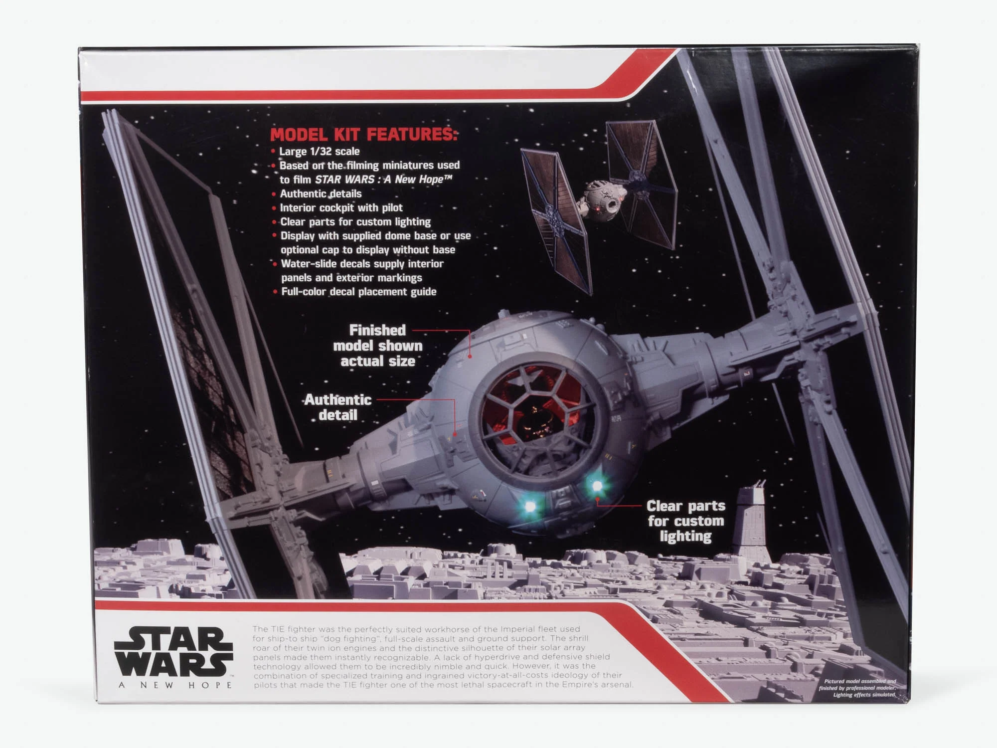 AMT Star Wars: A New Hope TIE Fighter 1:32 Scale Model Kit - Image 4
