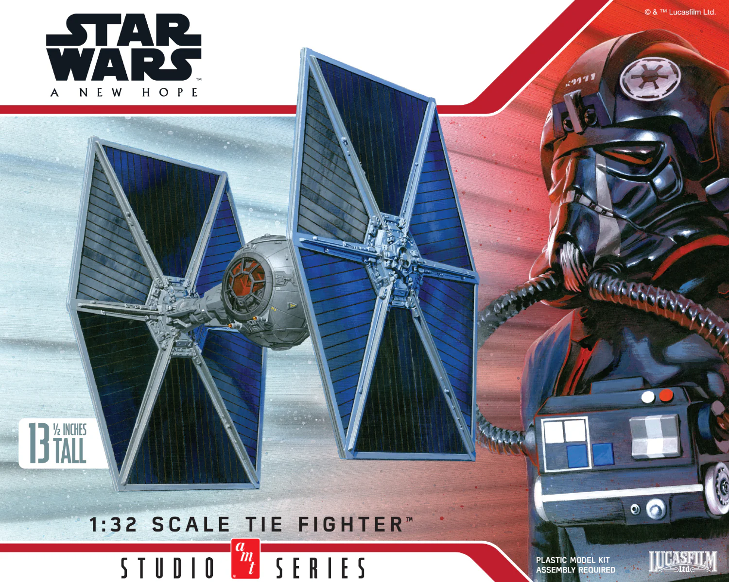 AMT Star Wars: A New Hope TIE Fighter 1:32 Scale Model Kit - Image 7