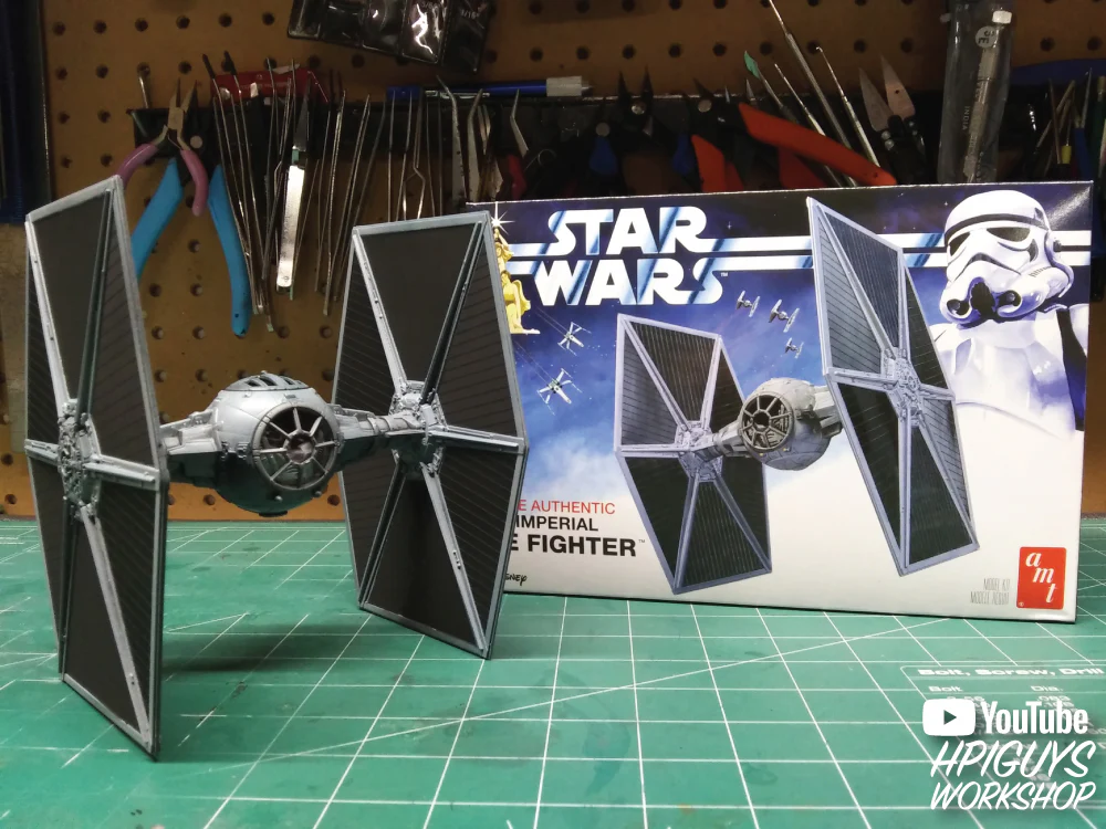 AMT Star Wars: A New Hope TIE Fighter 1:48 Scale Model Kit - Image 5