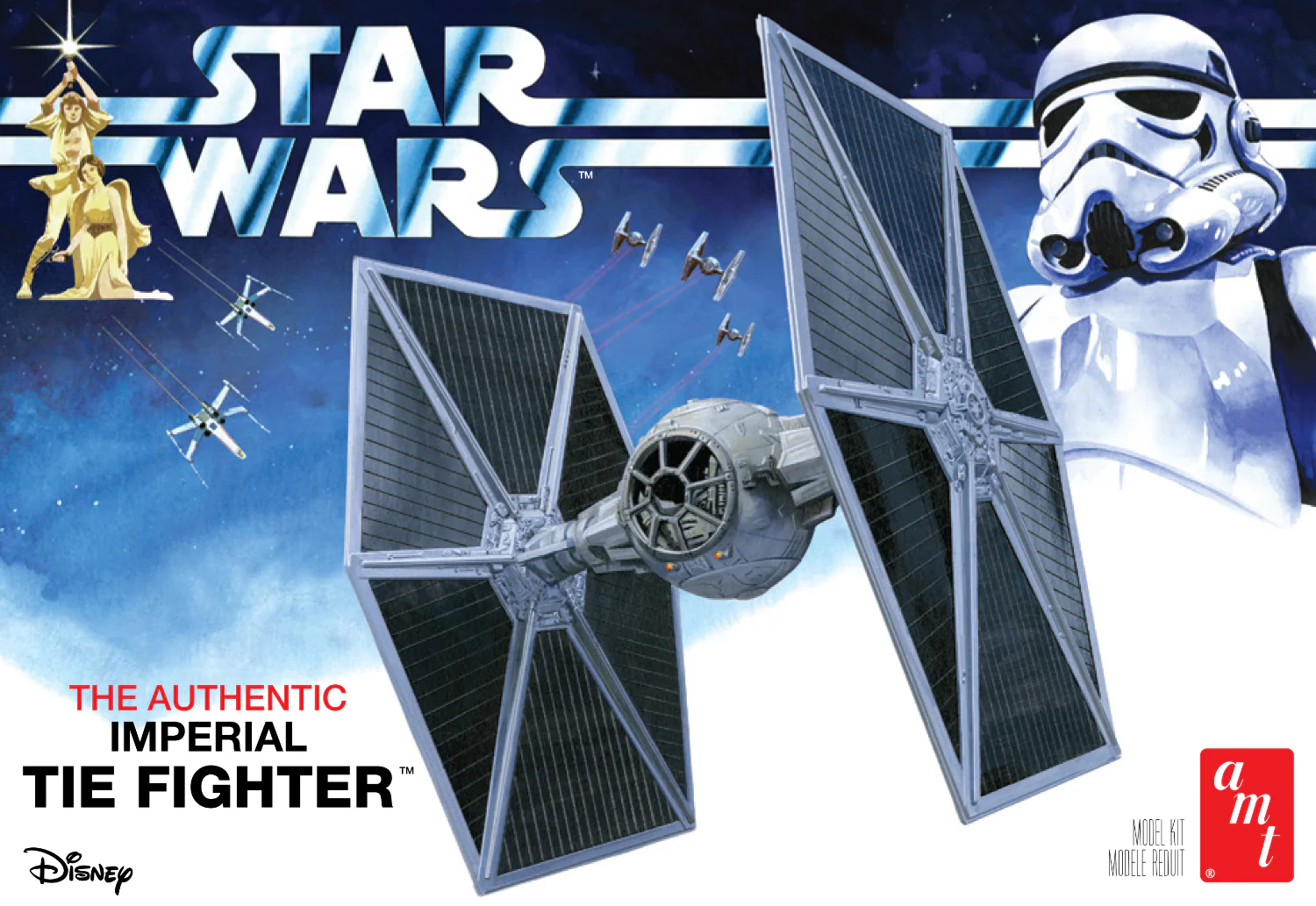 AMT Star Wars: A New Hope TIE Fighter 1:48 Scale Model Kit - Image 6
