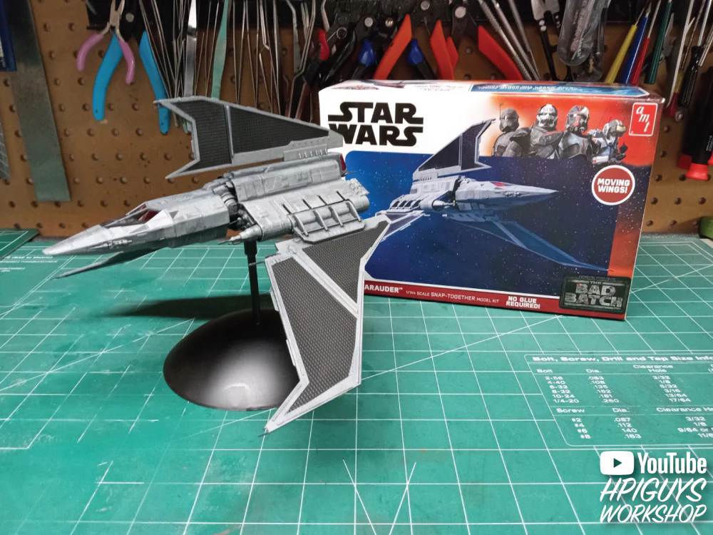 AMT Star Wars: The Bad Batch Havoc Marauder 1:144 Scale Model Kit - Image 5