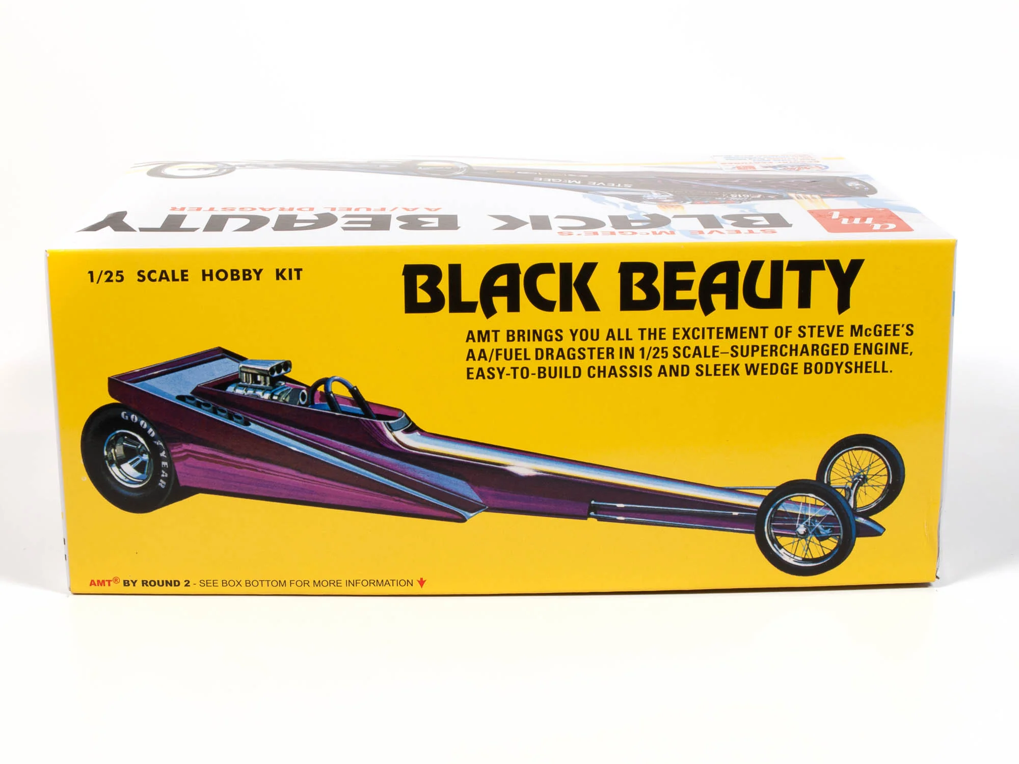 AMT Steve McGee Black Beauty Wedge Dragster 1:25 Scale Model Kit - Image 2