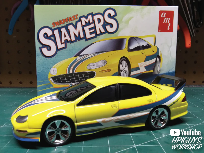AMT Street Heat 1998 Chrysler Concorde - Slammers SNAP 1:25 Scale Model Kit - Image 5