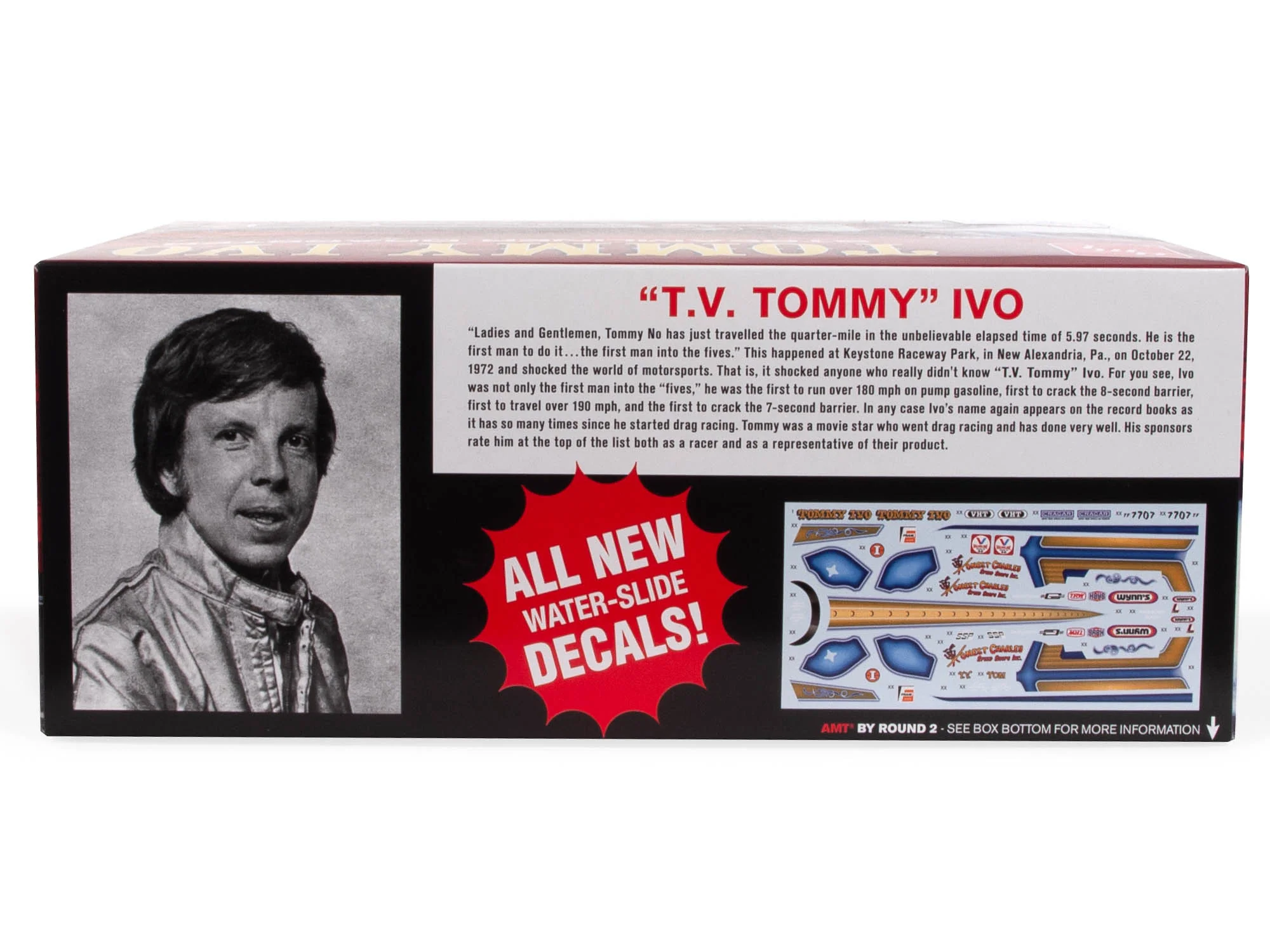 AMT Tommy Ivo Streamliner Dragster 1:25 Scale Model Kit - Image 2