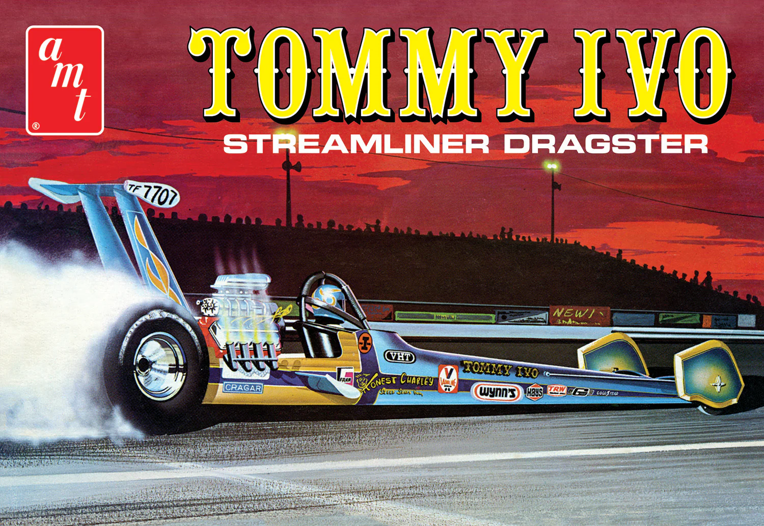 AMT Tommy Ivo Streamliner Dragster 1:25 Scale Model Kit - Image 5