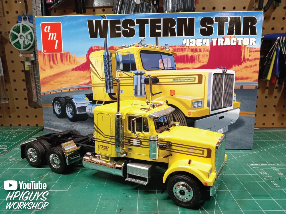 AMT Western Star 4964 Tractor 1:24 Scale Model Kit - Image 4