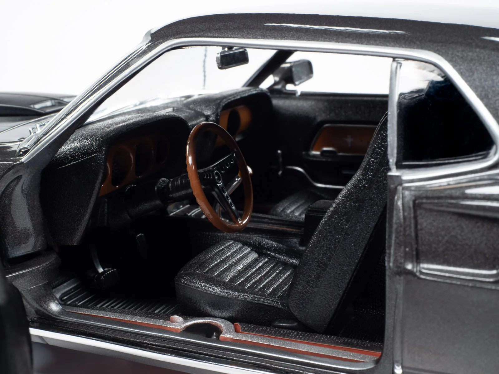 Auto World 1969 Ford Mustang John Wick 1:18 Scale Diecast - Image 10