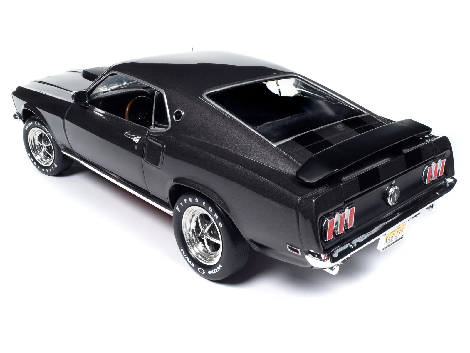 Auto World 1969 Ford Mustang John Wick 1:18 Scale Diecast - Image 4