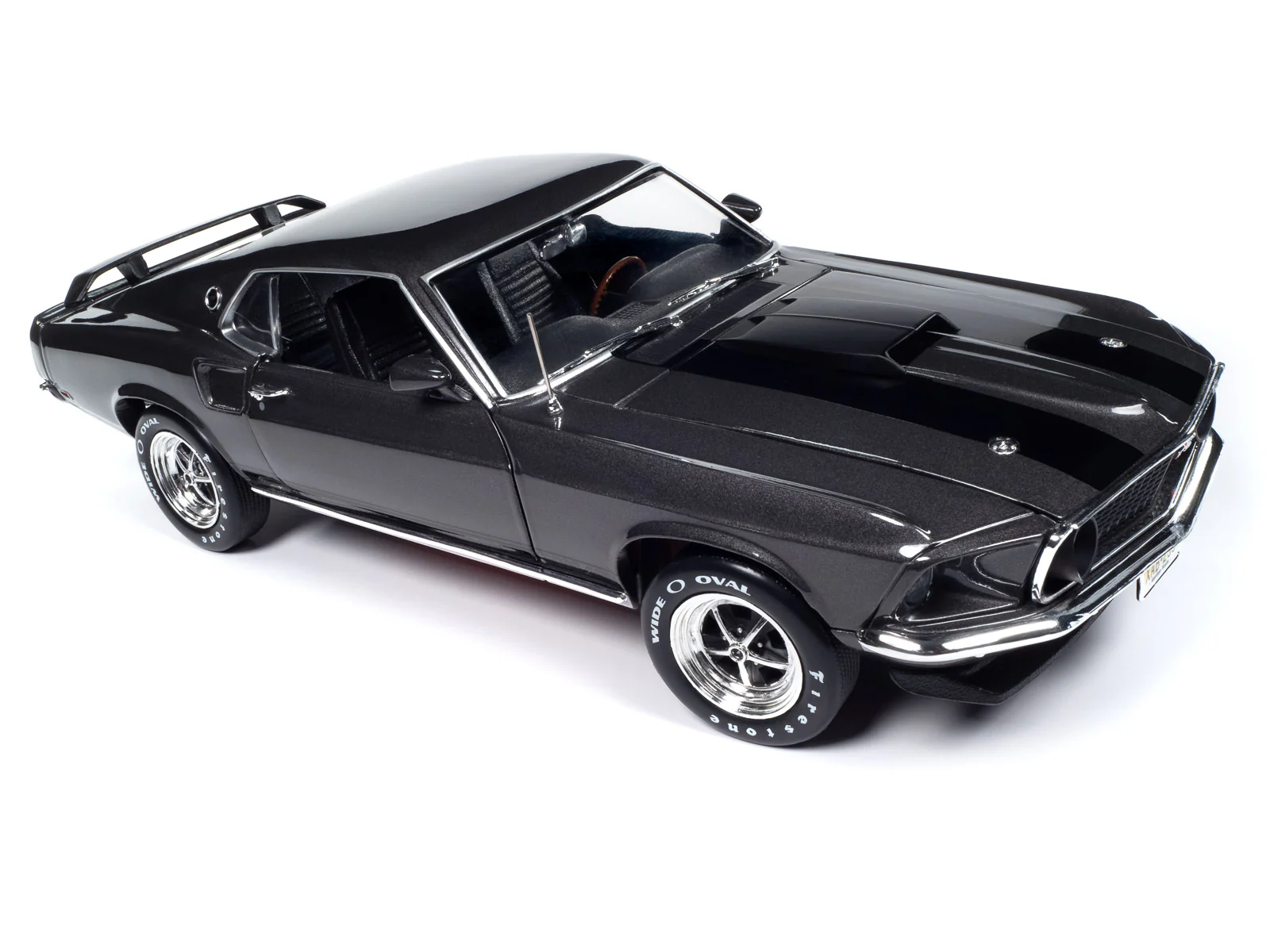 Auto World 1969 Ford Mustang John Wick 1:18 Scale Diecast - Image 6