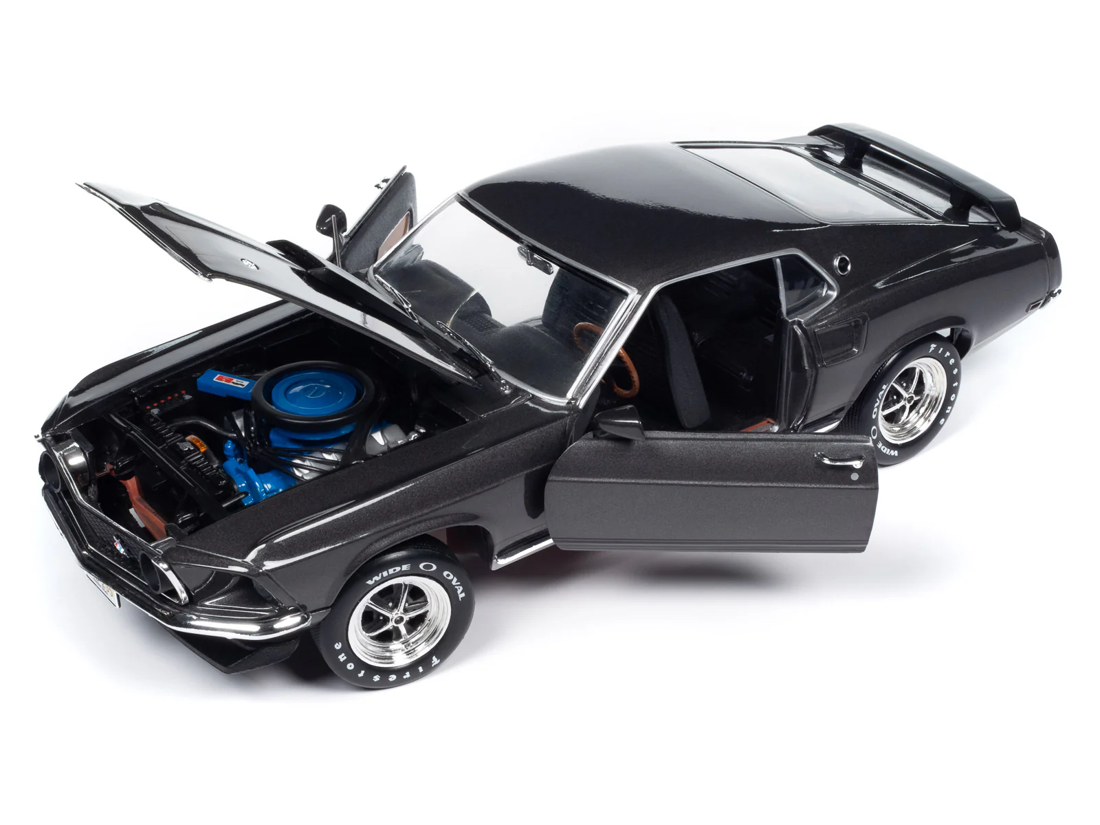 Auto World 1969 Ford Mustang John Wick 1:18 Scale Diecast - Image 8
