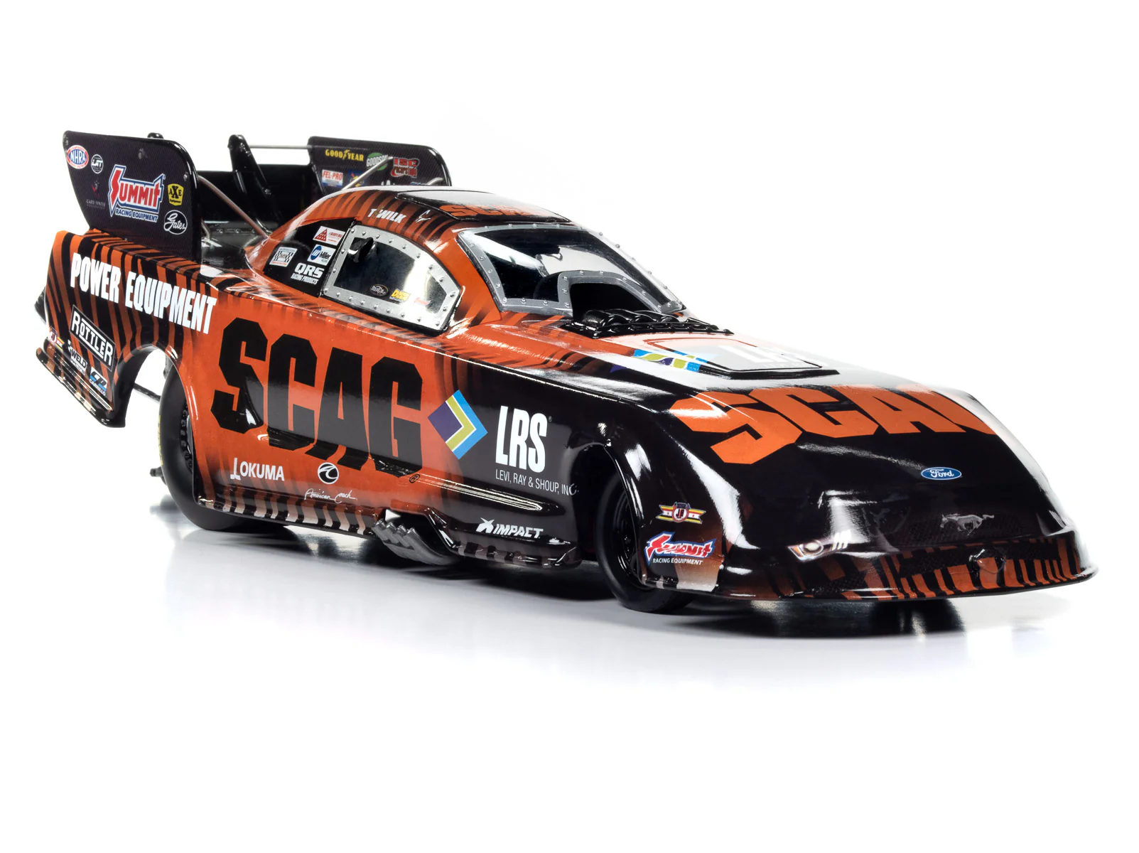 Auto World 2023 Tim Wilkerson SCAG Funny Car 1:24 Scale Diecast - Image 6