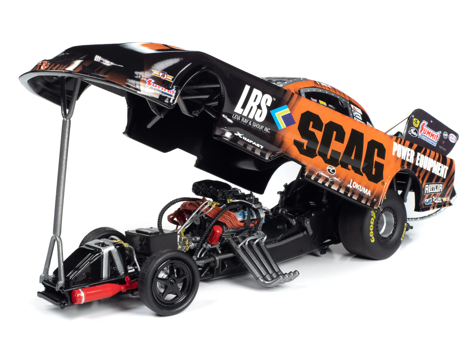 Auto World 2023 Tim Wilkerson SCAG Funny Car 1:24 Scale Diecast - Image 7