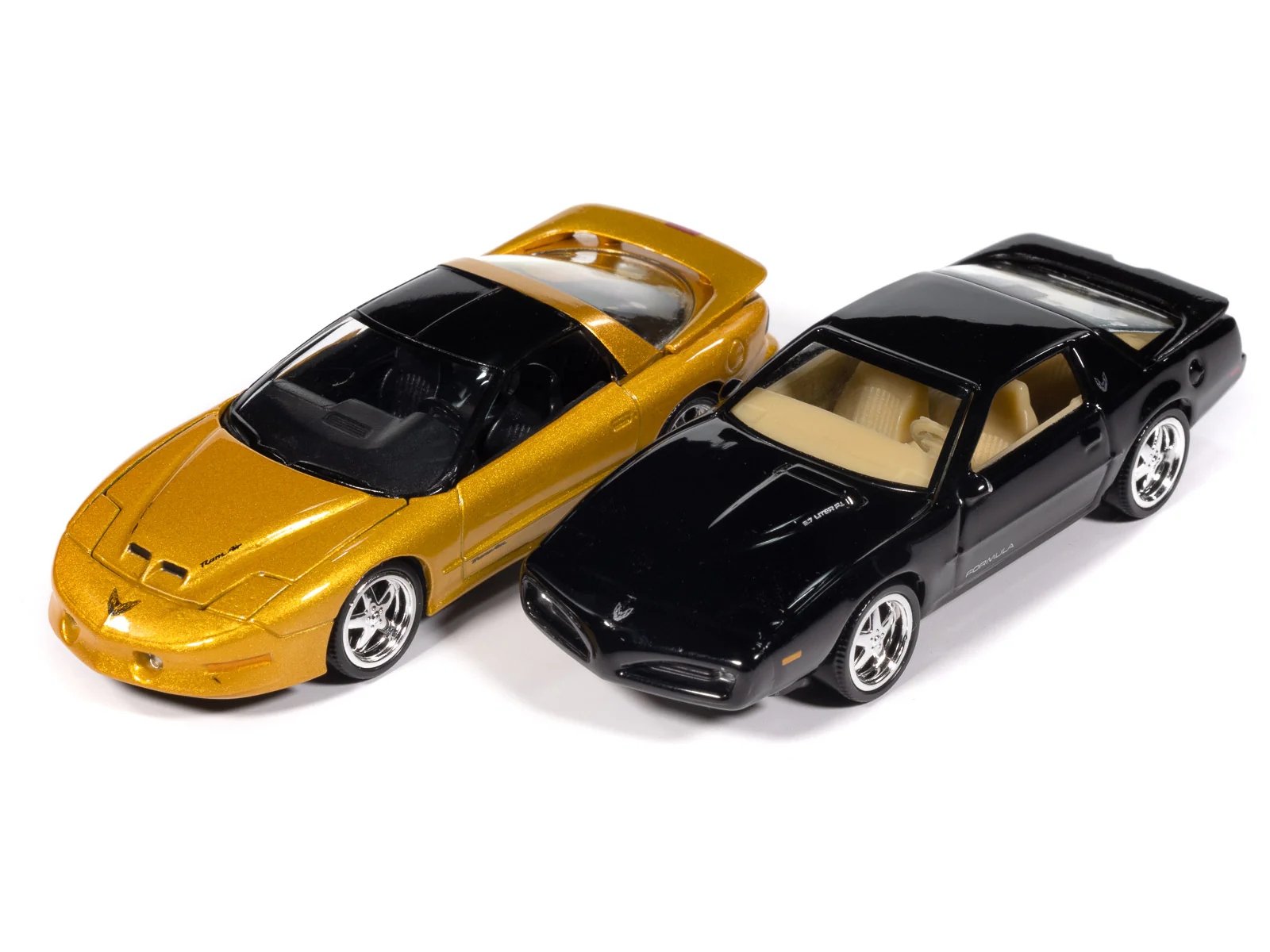 Auto World 2025 Release 2 Firebirds Deluxe (2-Pack) Version A 1:64 Scale Diecast - Image 2