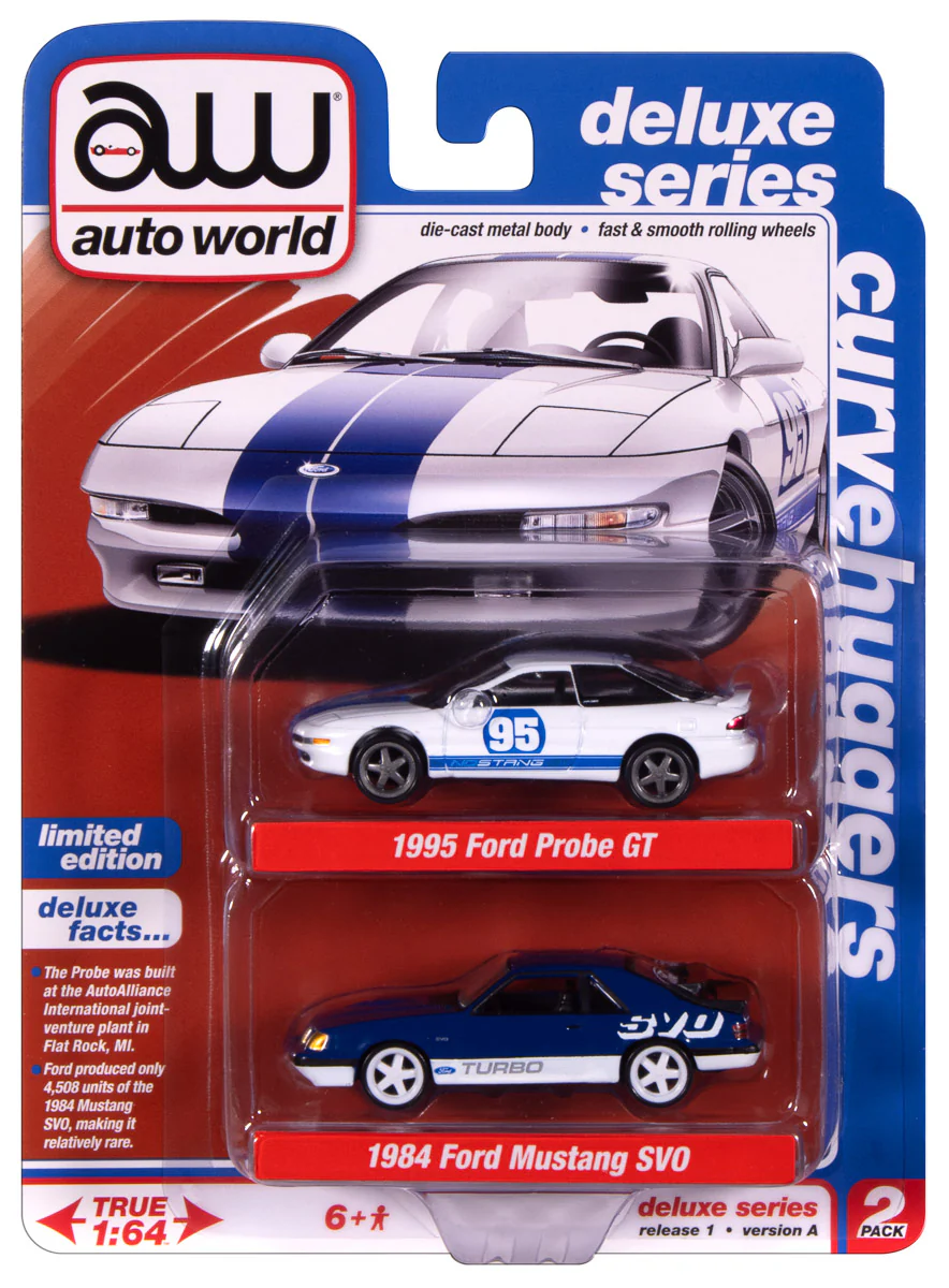 Auto World 2026 Release 1 Curvehuggers Deluxe (2-Pack) Version A 1:64 Scale Diecast