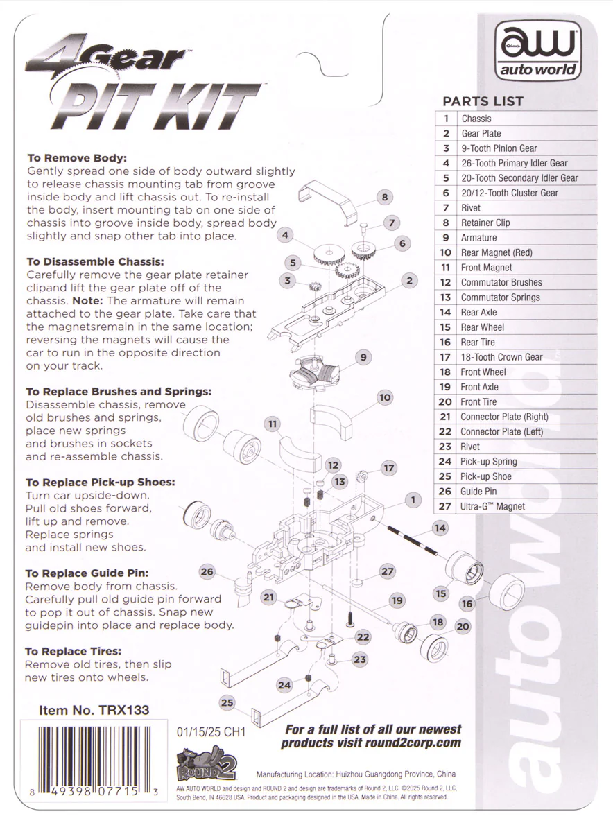 Auto World 4Gear Pit Kit - Image 2