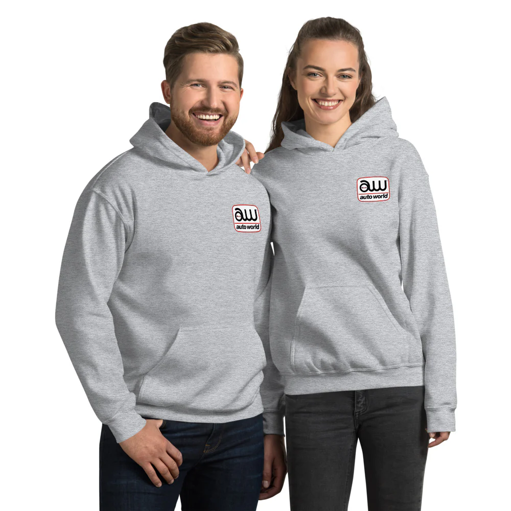 Auto World (Front and Back) Logo Hoodie - Image 10