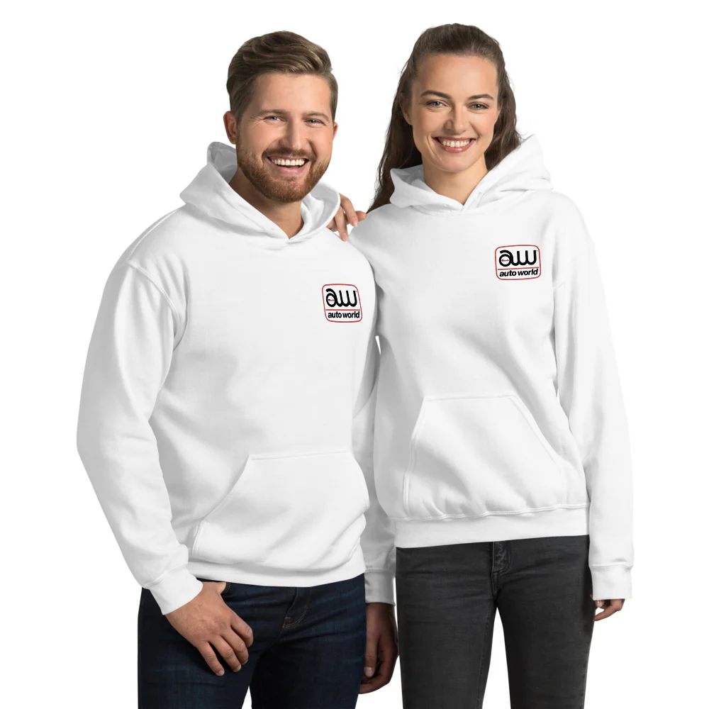 Auto World (Front and Back) Logo Hoodie - Image 13