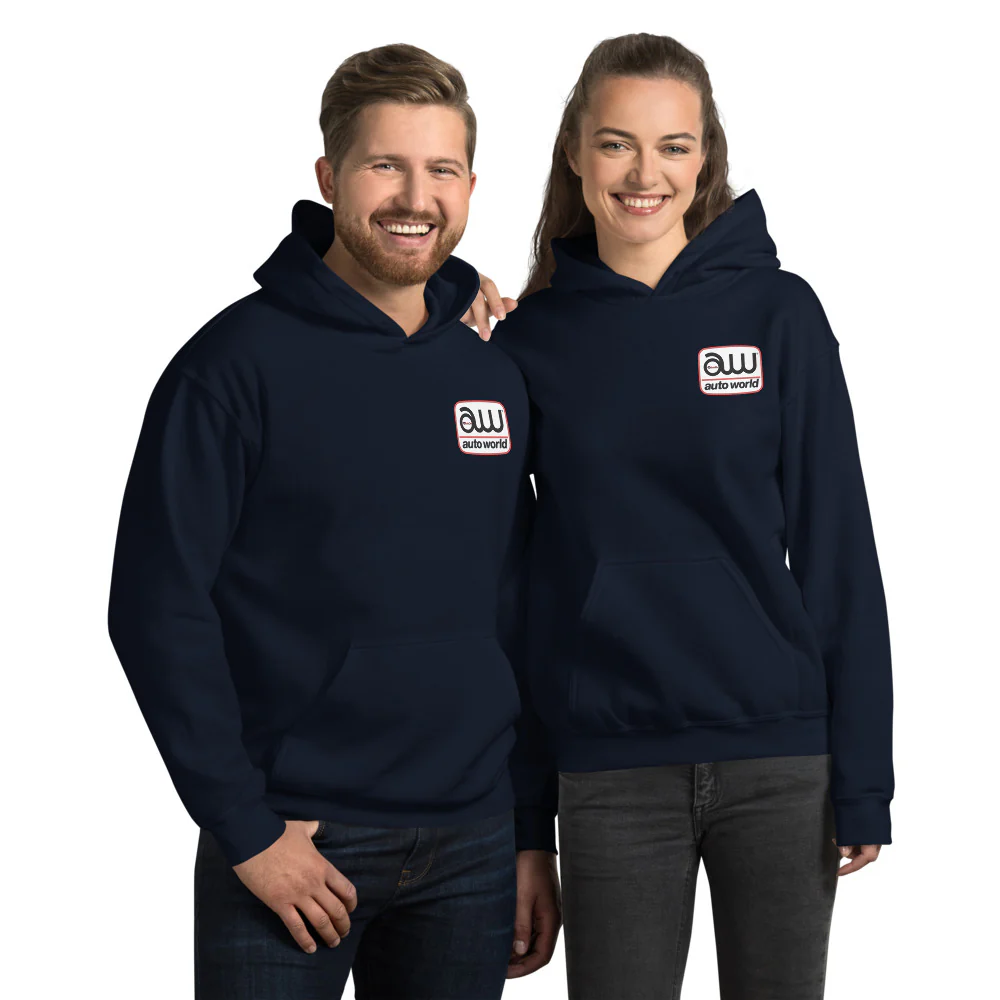 Auto World (Front and Back) Logo Hoodie - Image 3