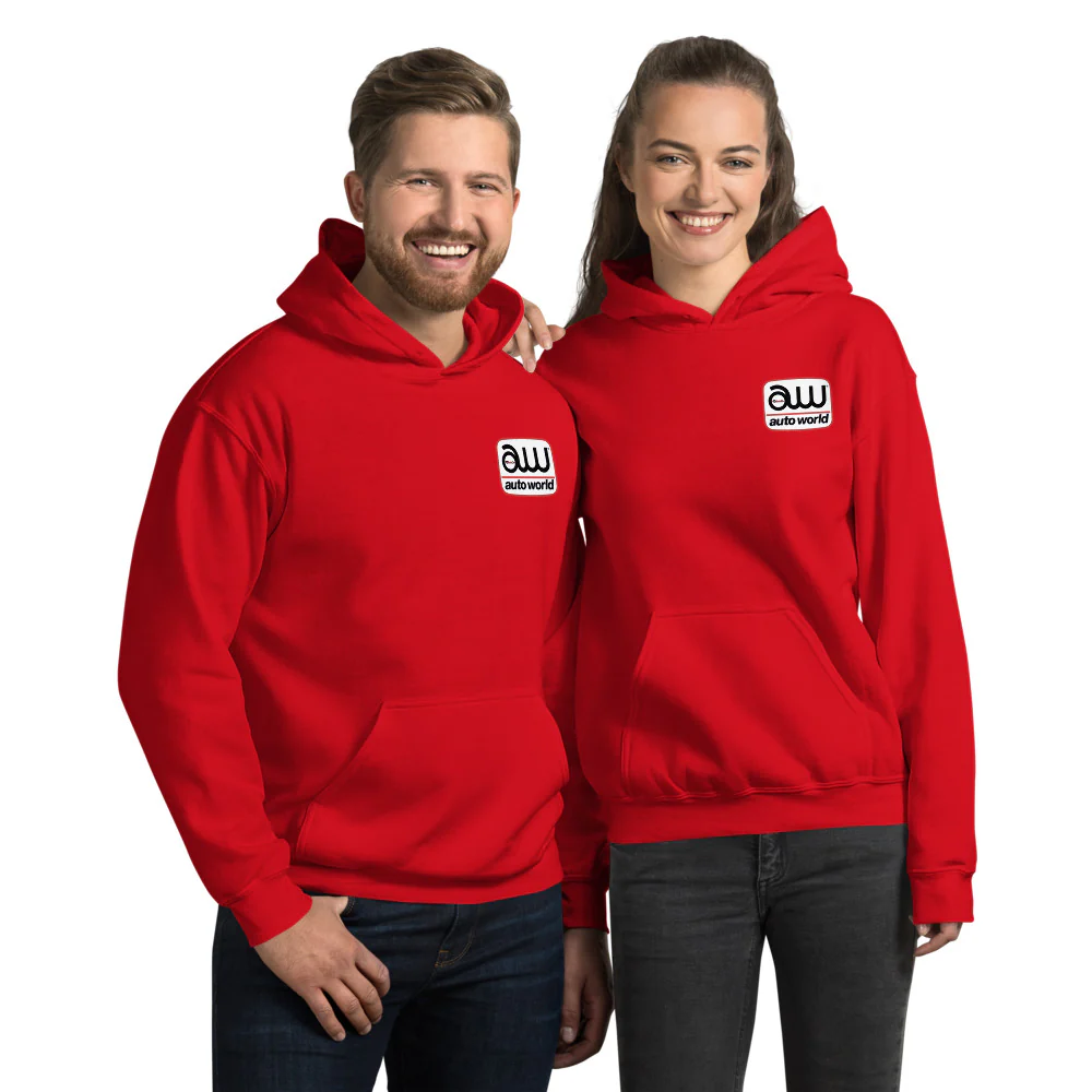 Auto World (Front and Back) Logo Hoodie - Image 5
