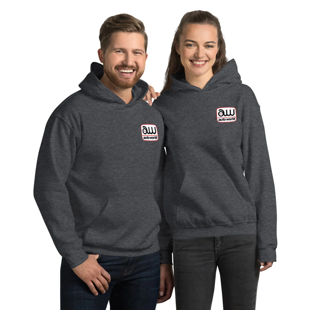 Auto World (Front and Back) Logo Hoodie - Image 6