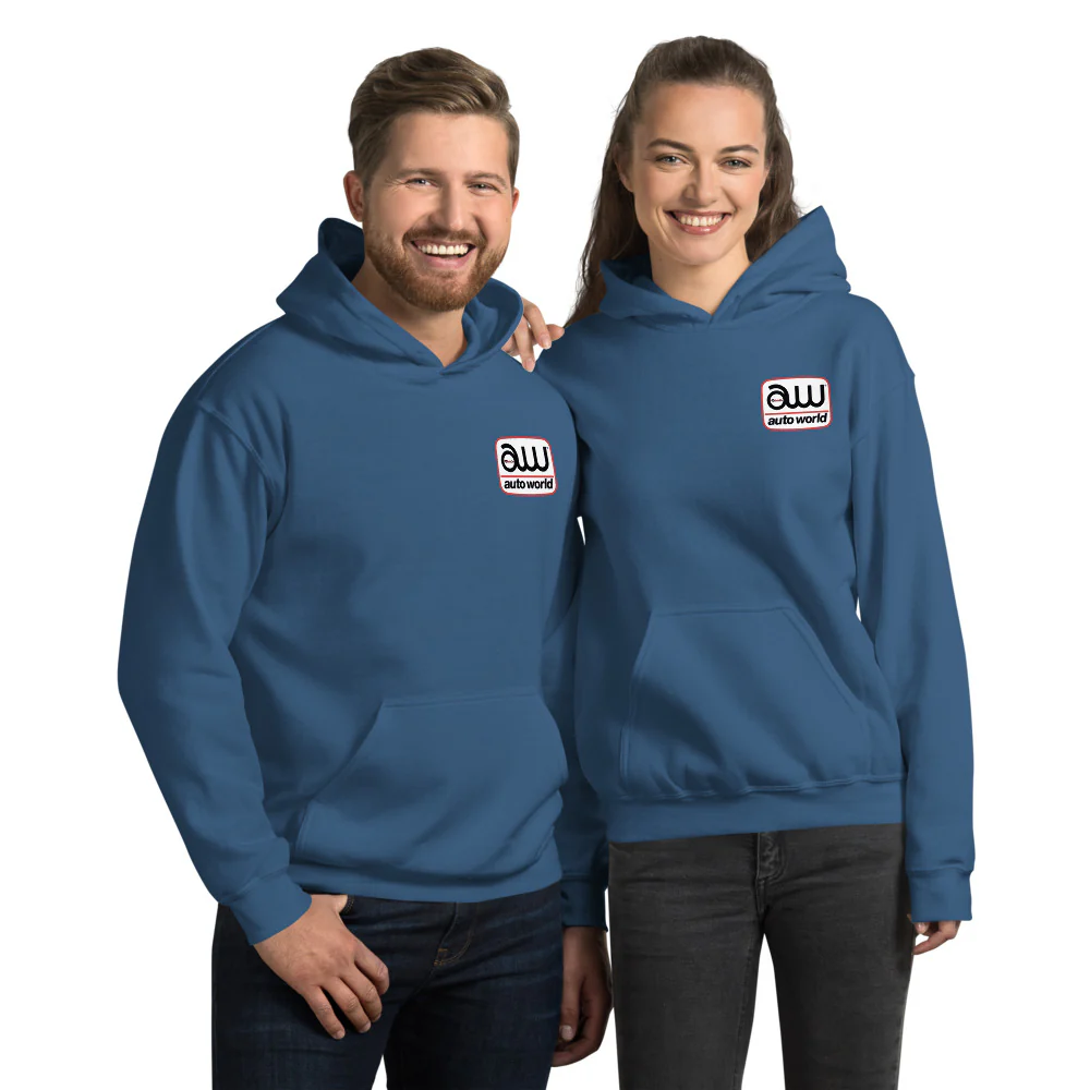 Auto World (Front and Back) Logo Hoodie - Image 7