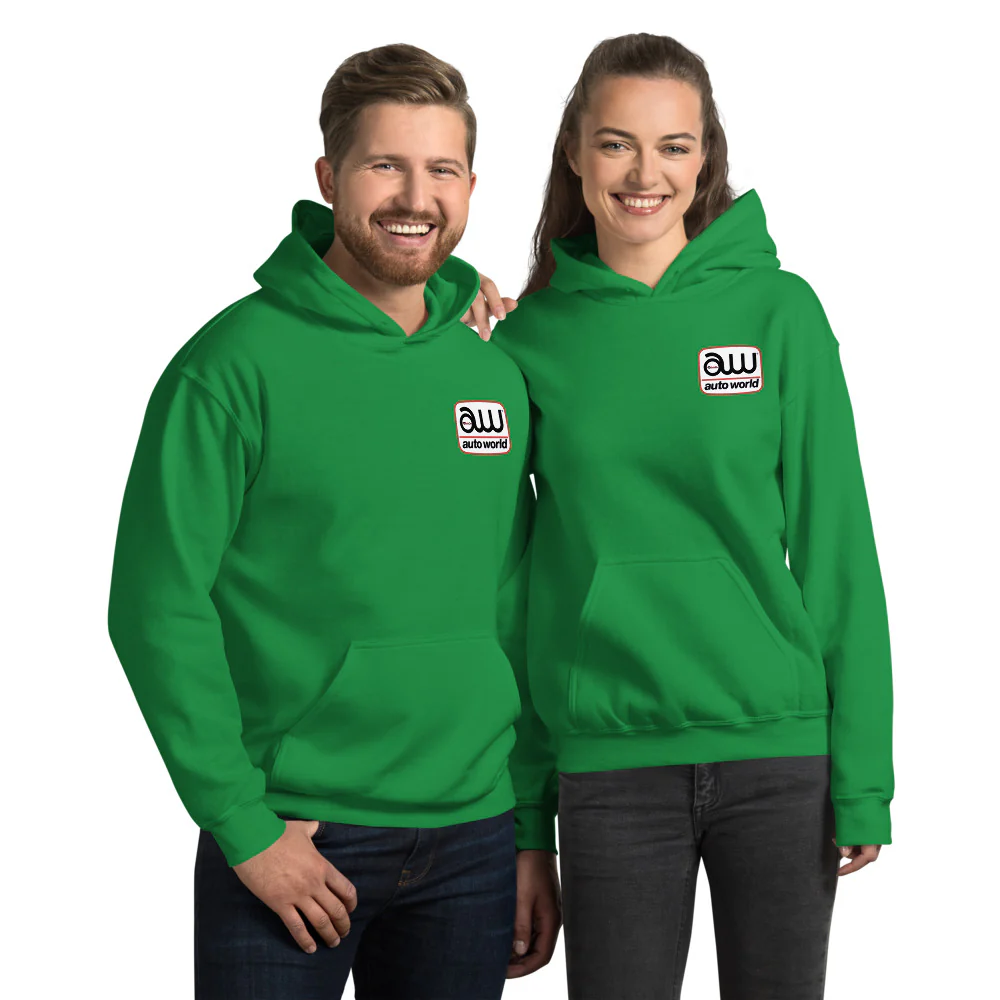Auto World (Front and Back) Logo Hoodie - Image 9