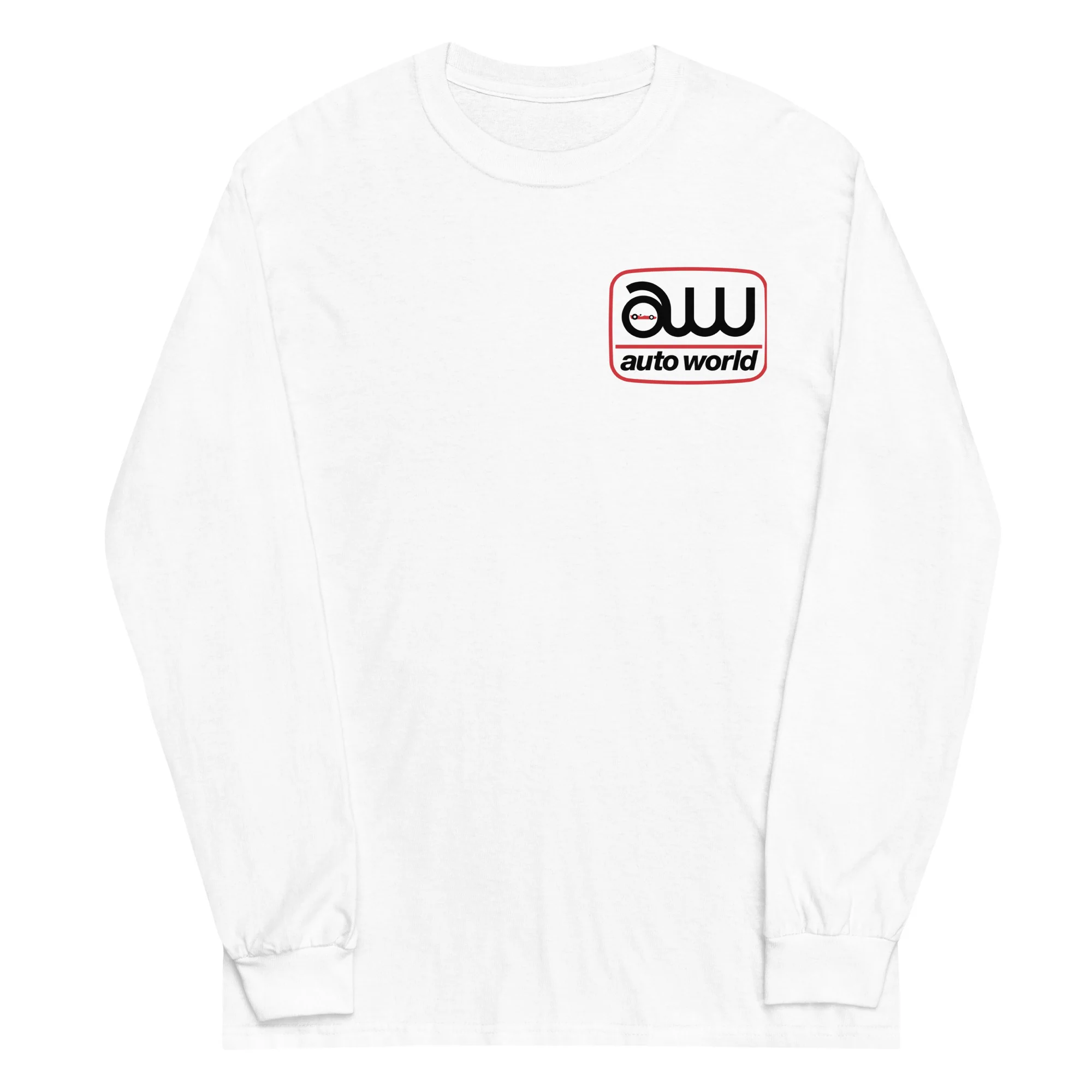 AUTO WORLD LOGO PRINTED LONG-SLEEVED T-SHIRT (FRONT) - Image 3
