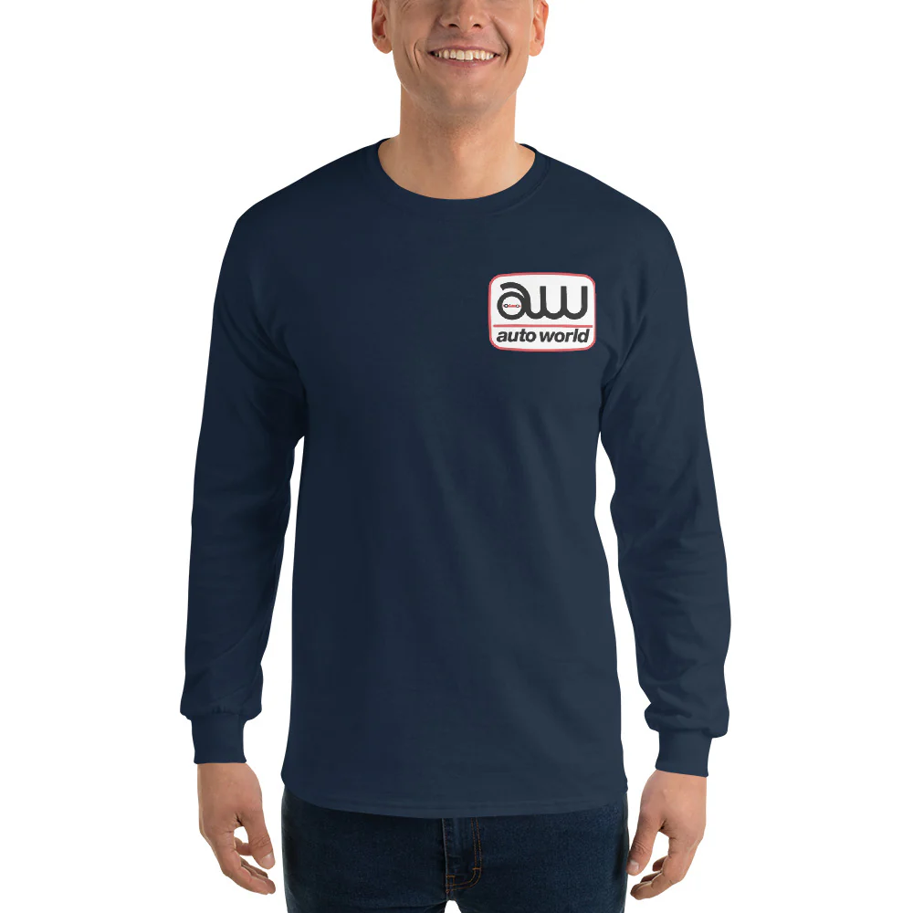 AUTO WORLD LOGO PRINTED LONG-SLEEVED T-SHIRT (FRONT) - Image 6