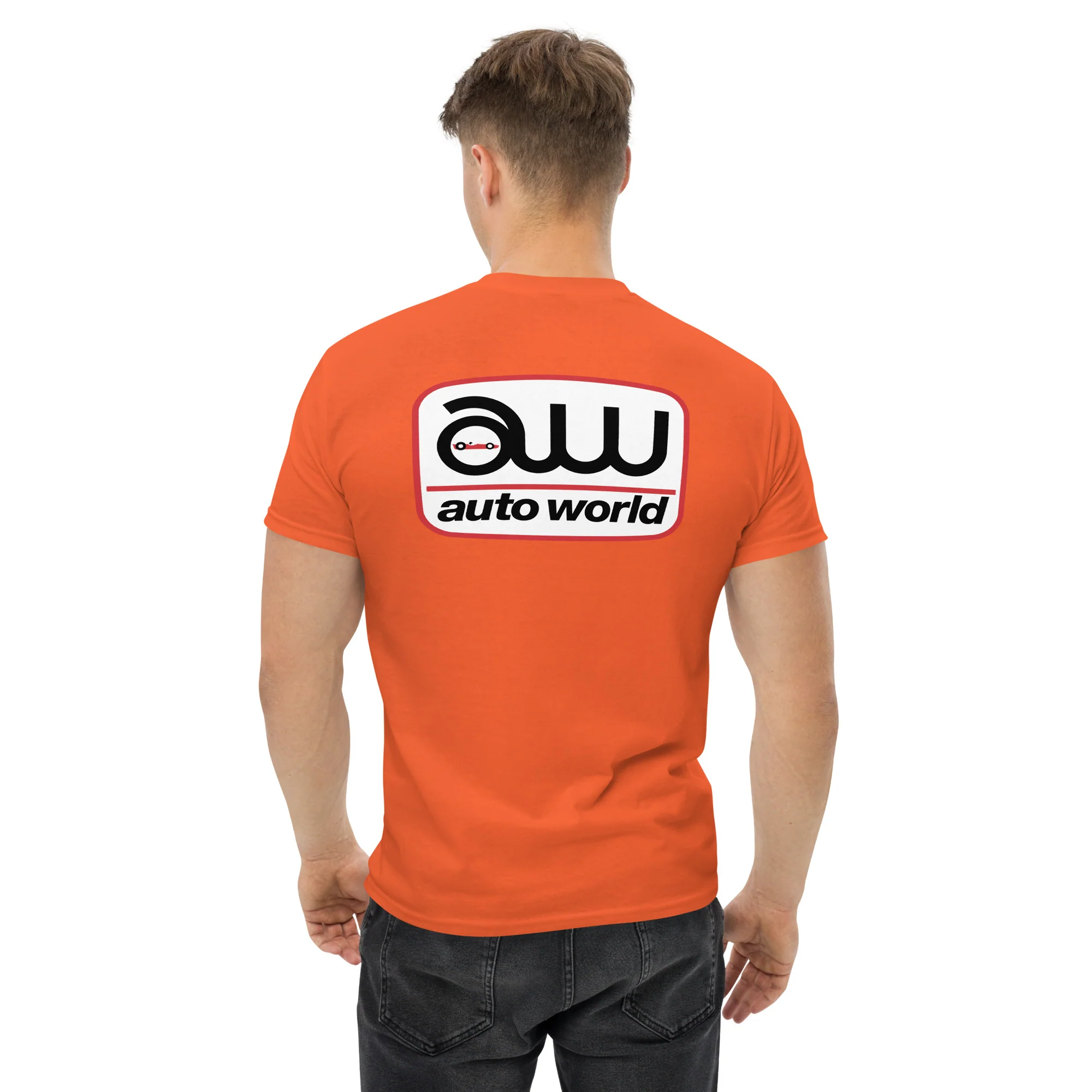 AUTO WORLD LOGO PRINTED T-SHIRT (FRONT AND BACK) - Image 12