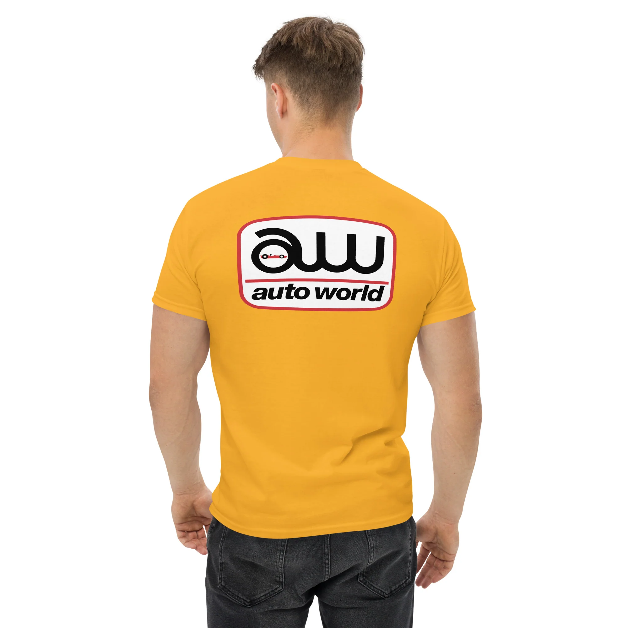 AUTO WORLD LOGO PRINTED T-SHIRT (FRONT AND BACK) - Image 16