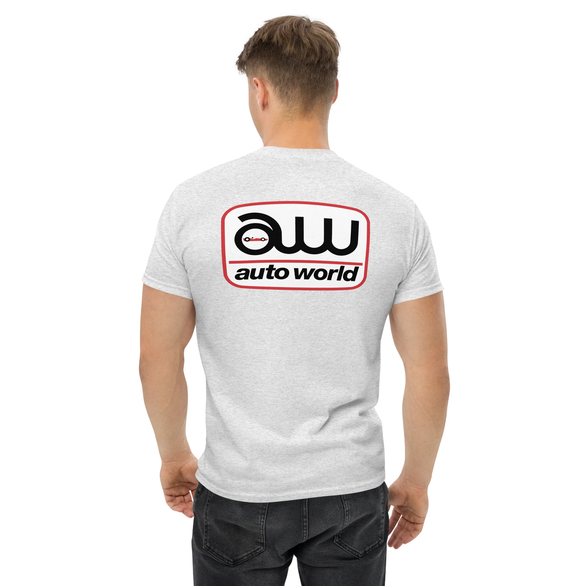 AUTO WORLD LOGO PRINTED T-SHIRT (FRONT AND BACK) - Image 22