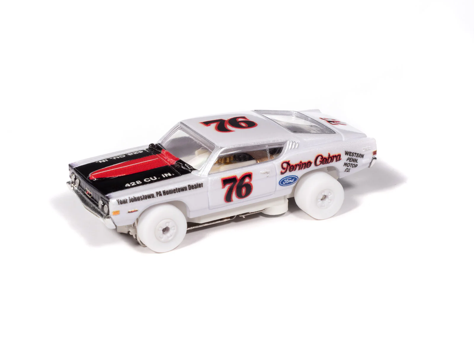 Auto World Thunderjet 1968 Ford Torino (iWheels) HO Scale Slot Car