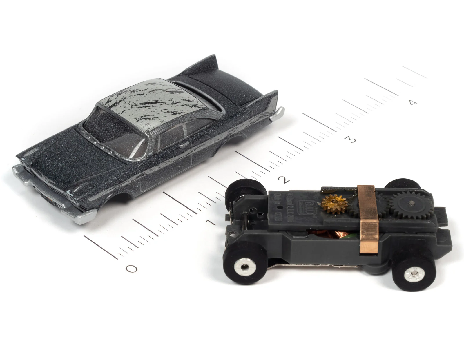 Auto World Thunderjet Christine - 1958 Plymouth Fury (After Fire) HO Scale Slot Car - Image 3