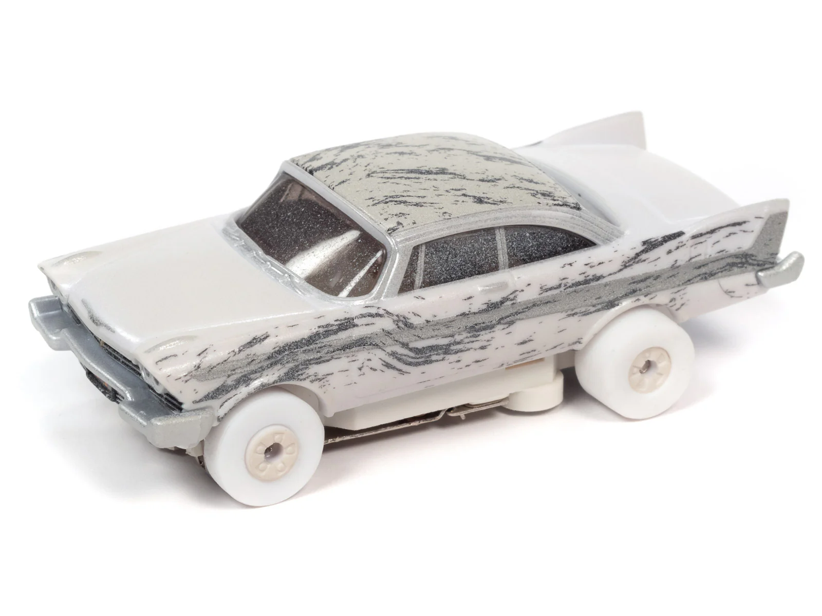 Auto World Thunderjet Christine - 1958 Plymouth Fury (After Fire) iWheels HO Scale Slot Car