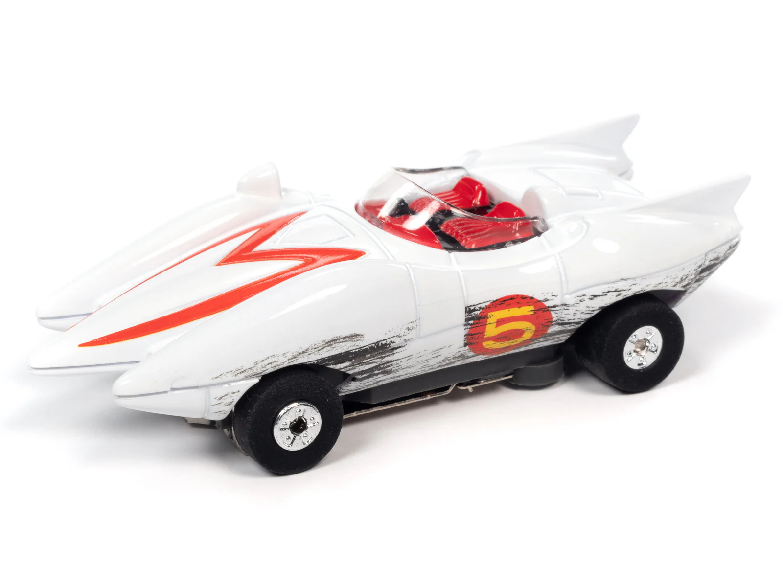 Auto World Thunderjet Speed Racer - Mach 5 (Race Worn) HO Scale Slot Car - Image 2