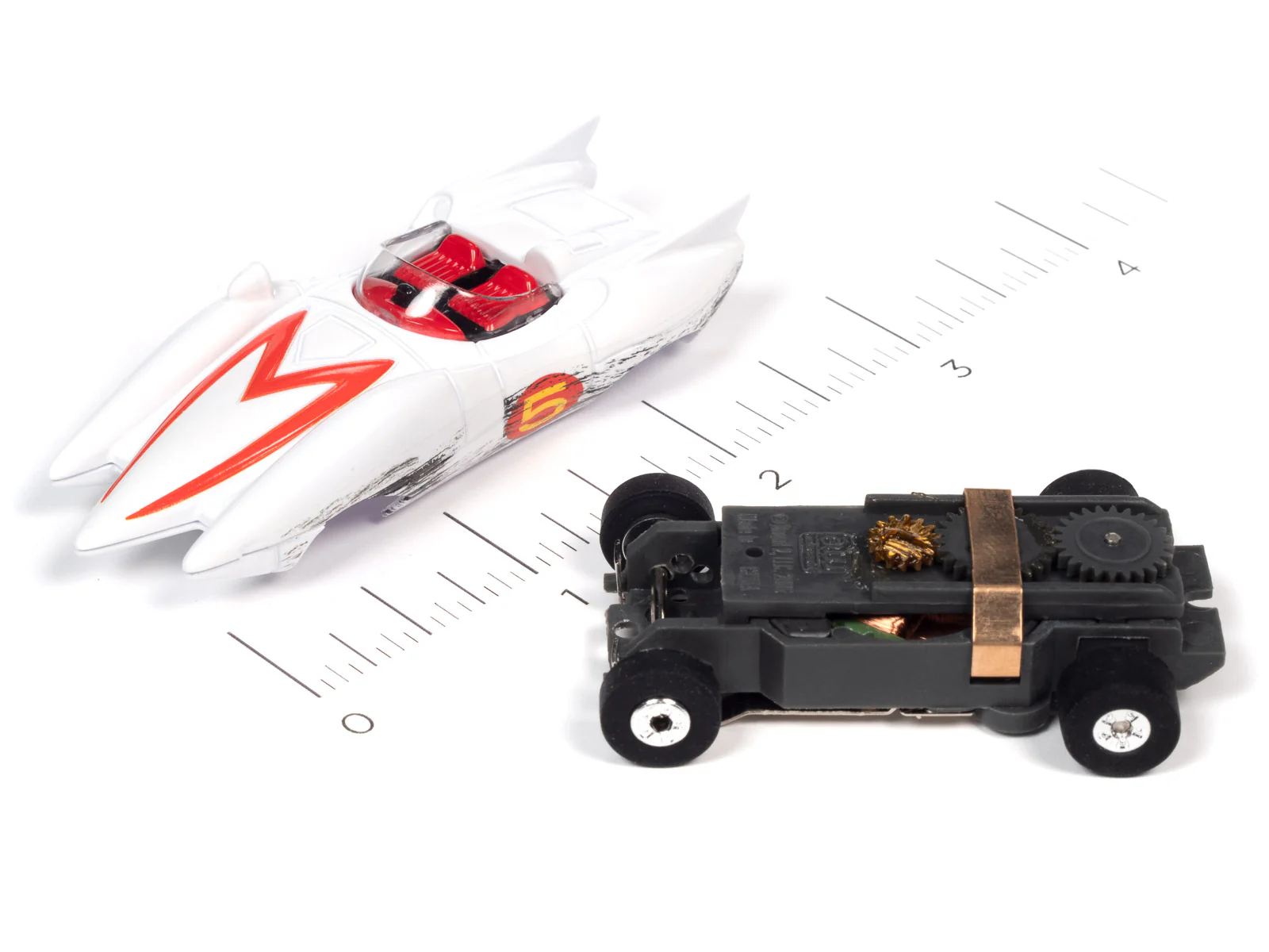 Auto World Thunderjet Speed Racer - Mach 5 (Race Worn) HO Scale Slot Car - Image 3
